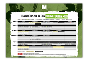 Trainingsplan-Sommerferien