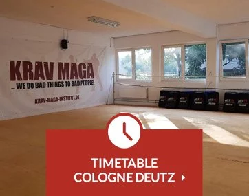 Timetable Krav Maga lessons Cologne Deutz